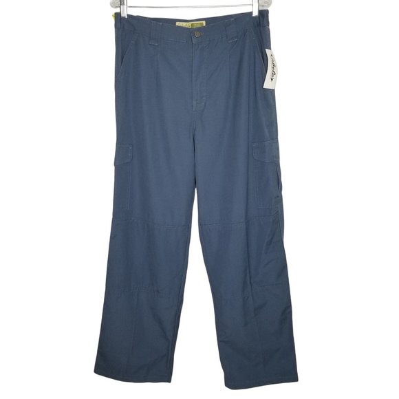 Cabela's Pants - Cabela's NWT Womens Sz 14 Pants Trailhiker Side Elastic Waist Cargo Pockets Blue
